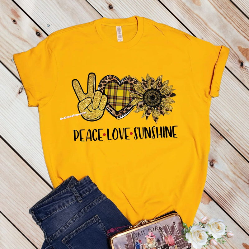 DENISSE BOUTIQUE BLUSA DE DAMA "PEACE LOVE SUNSHINE" PL018