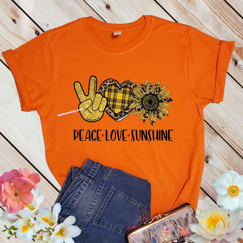 DENISSE BOUTIQUE BLUSA DE DAMA "PEACE LOVE SUNSHINE" PL018