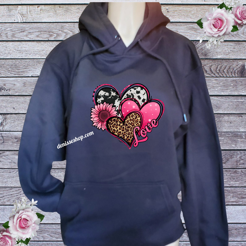 DENISSE BOUTIQUE HOODIE SWEATSHIRT LOVE 🥰 SH020