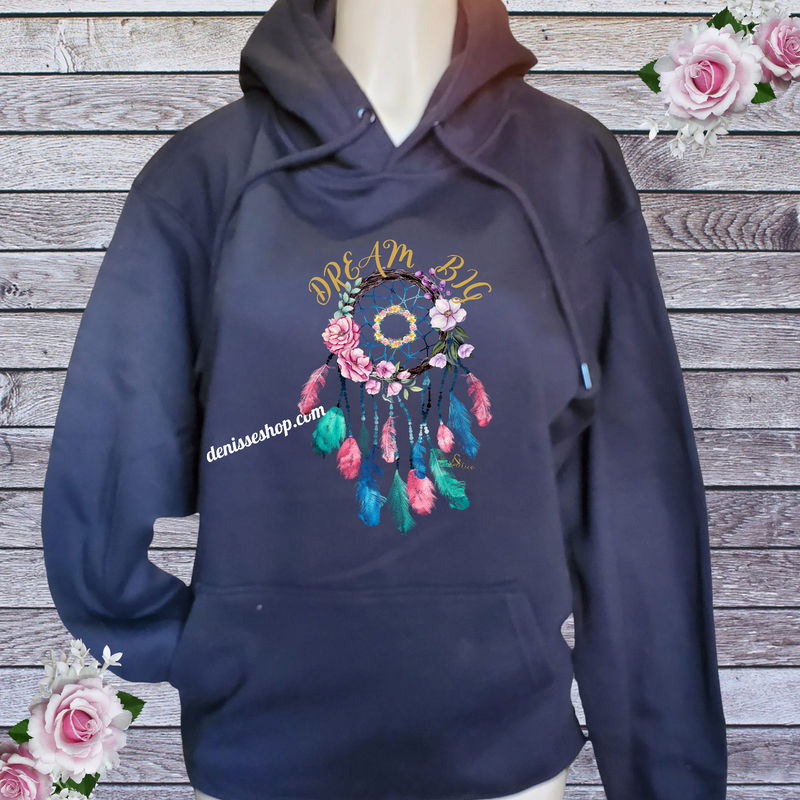 DENISSE BOUTIQUE HOODIE SWEATSHIRT DREAM BIG SH015