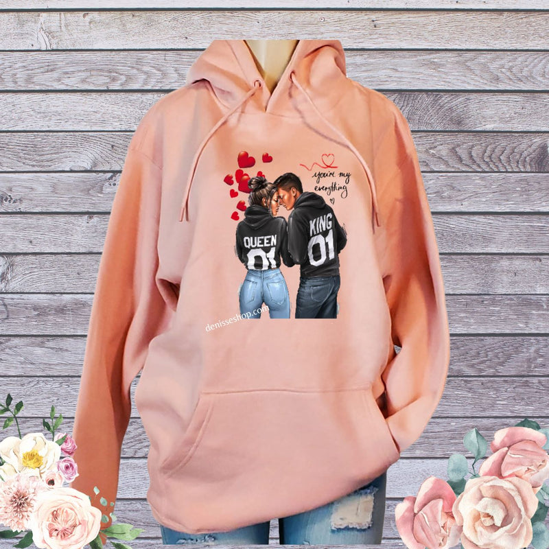 DENISSE BOUTIQUE HOODIE SWEATSHIRT "YOU´RE MY EVERTHING" SH034