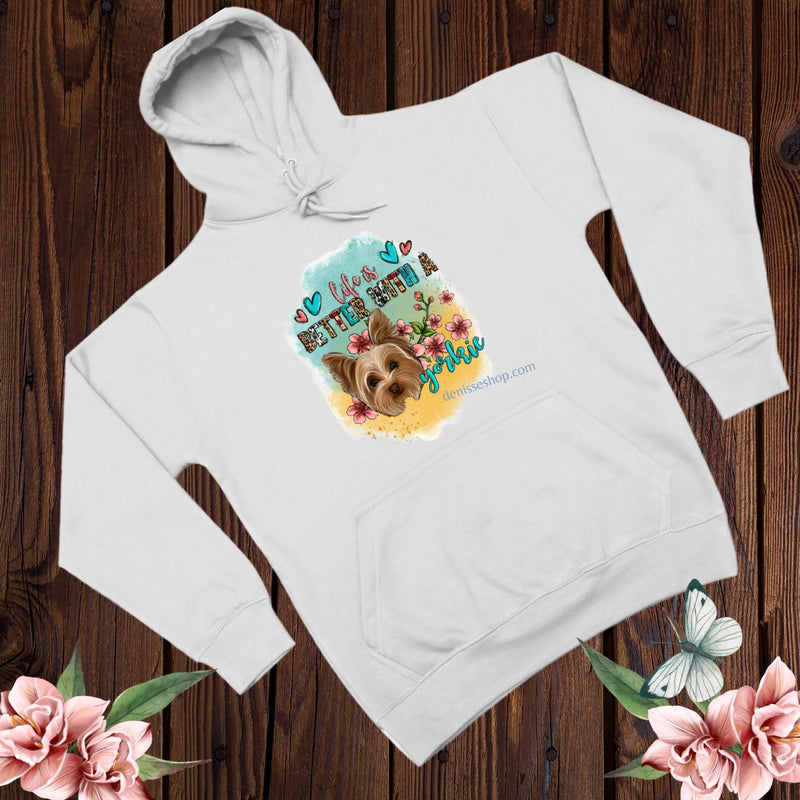 DENISSE BOUTIQUE HOODIE SWEATSHIRT "YORKIE" SH028