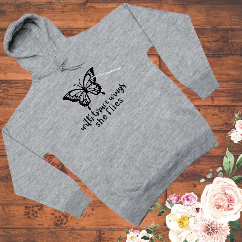 DENISSE BOUTIQUE HOODIE SWEATSHIRT WINGS SH022