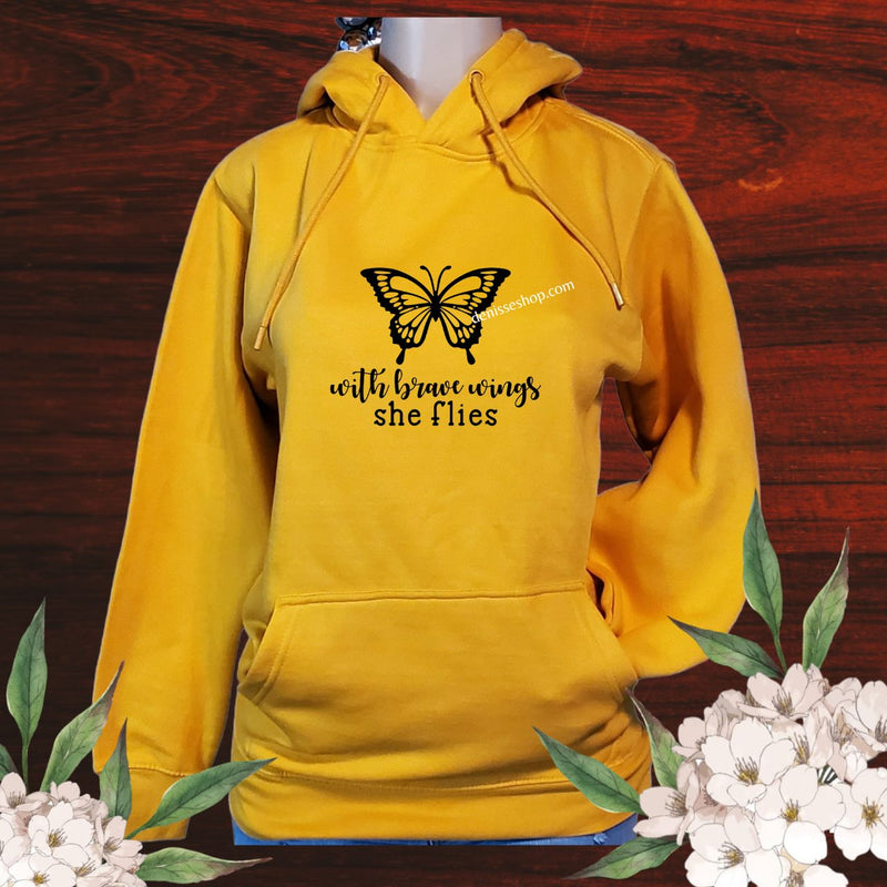 DENISSE BOUTIQUE HOODIE SWEATSHIRT WINGS SH022