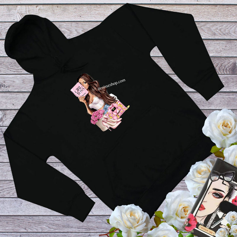 DENISSE BOUTIQUE HOODIE SWEATSHIRT "THE BOSS" SH027