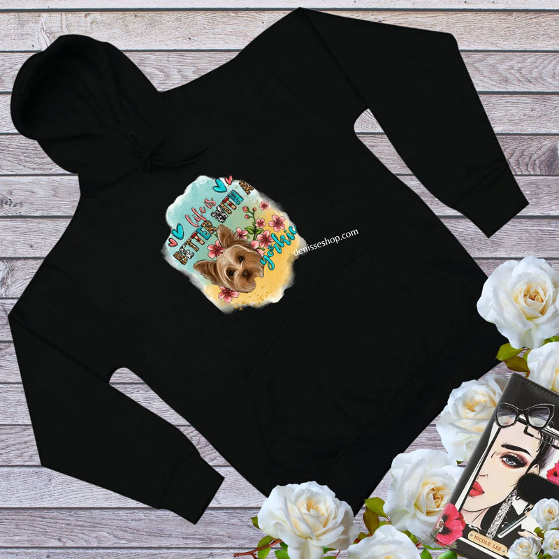 DENISSE BOUTIQUE HOODIE SWEATSHIRT "YORKIE" SH028