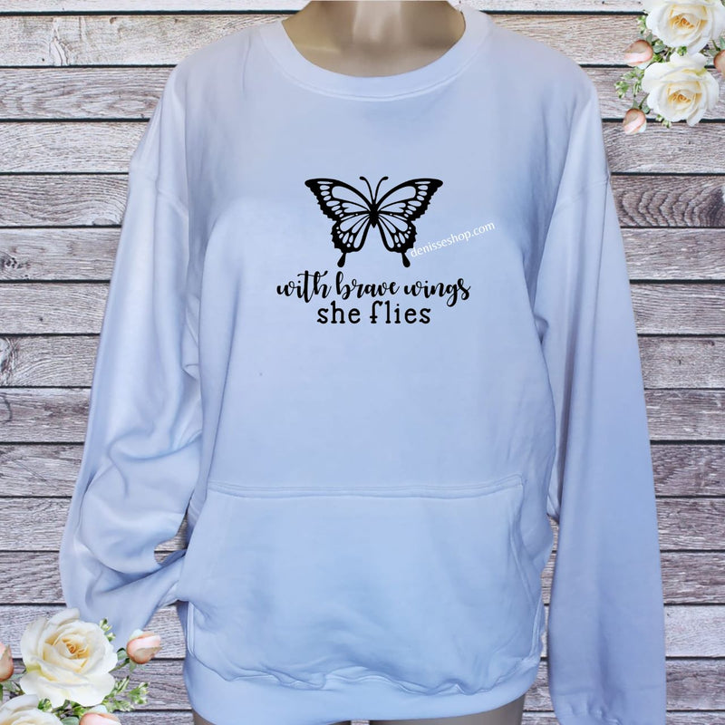 DENISSE BOUTIQUE SWEATSHIRT WINGS SN022