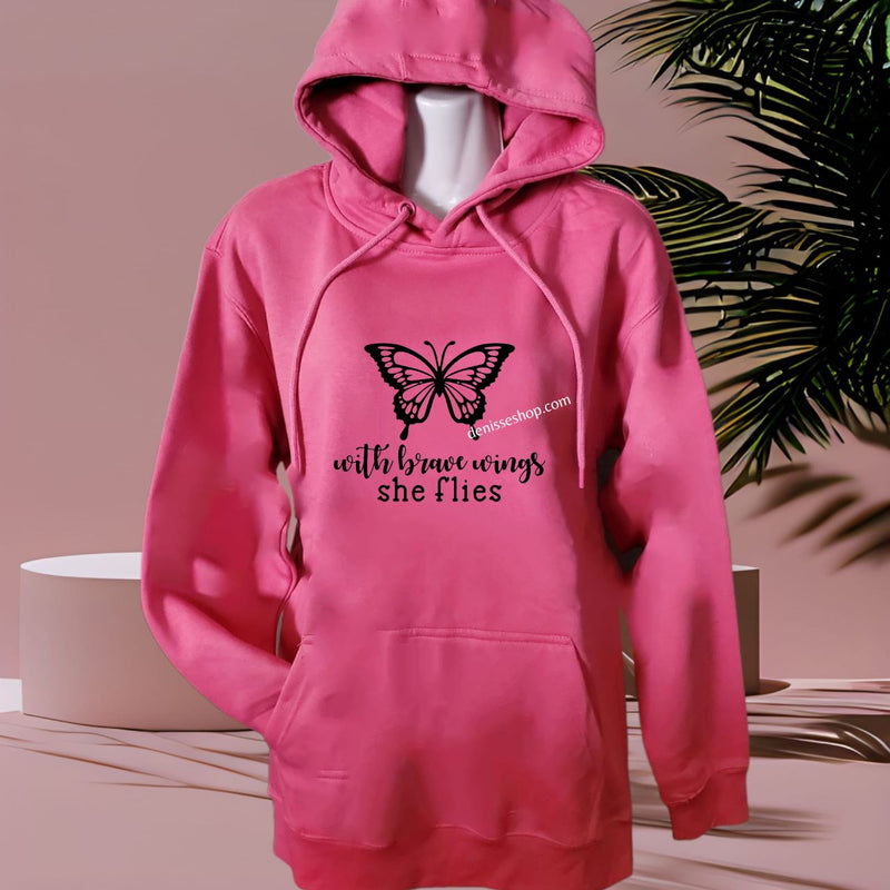 DENISSE BOUTIQUE HOODIE SWEATSHIRT WINGS SH022