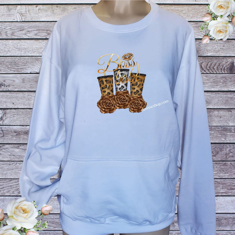 DENISSE BOUTIQUE SWEATSHIRT BOSS BABE SN016