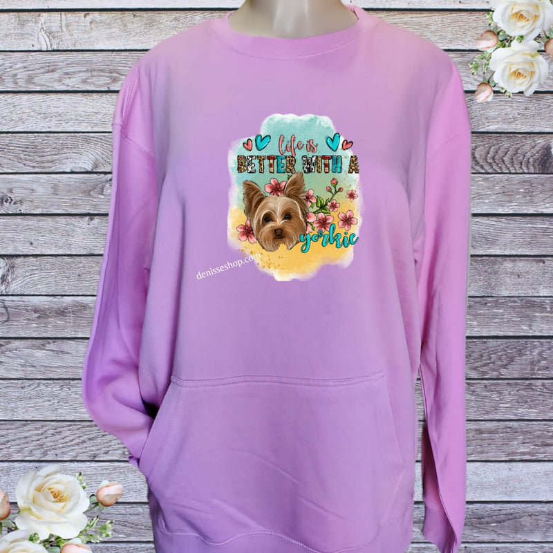 DENISSE BOUTIQUE SWEATSHIRT YORKIE SN028