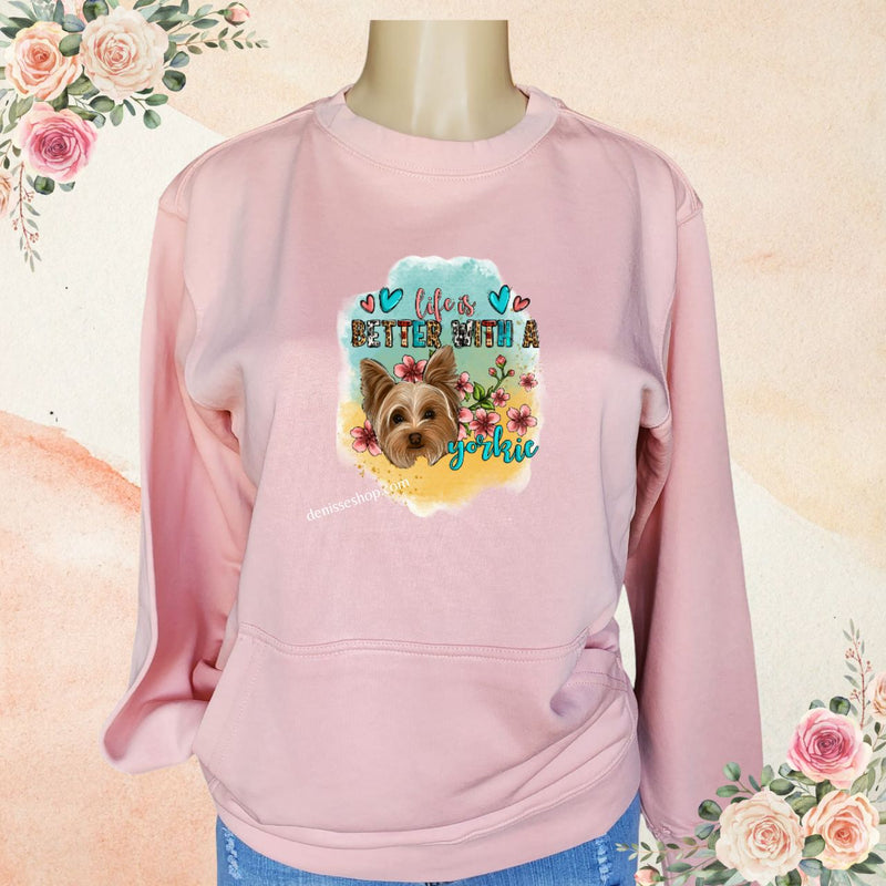 DENISSE BOUTIQUE SWEATSHIRT YORKIE SN028