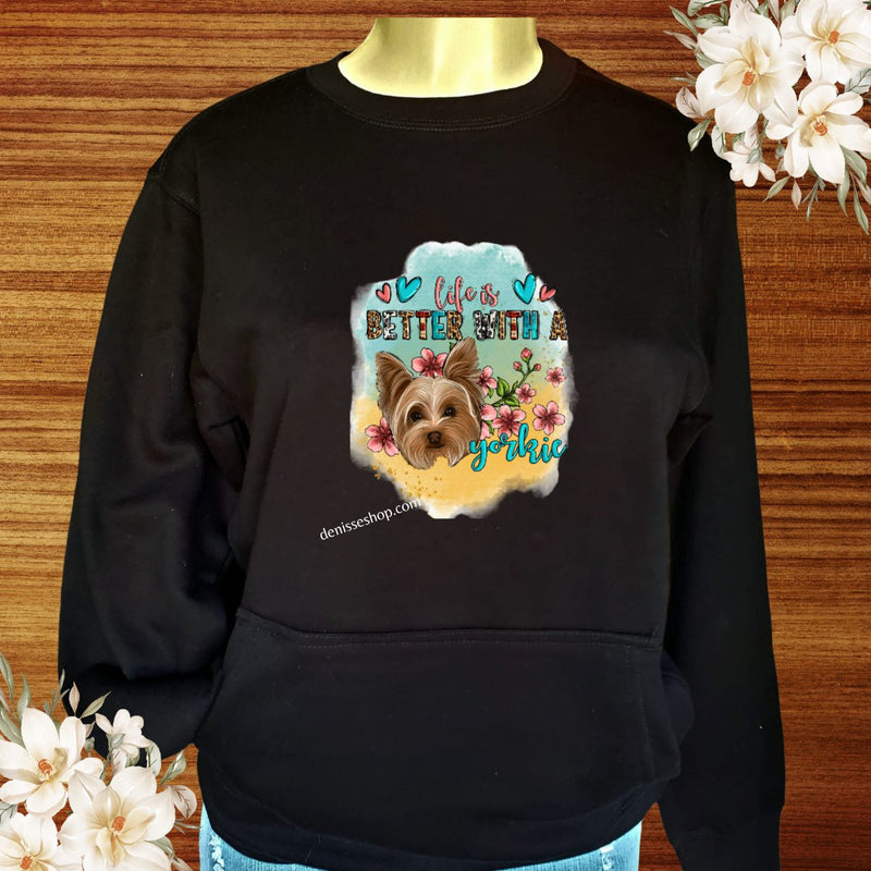 DENISSE BOUTIQUE SWEATSHIRT YORKIE SN028