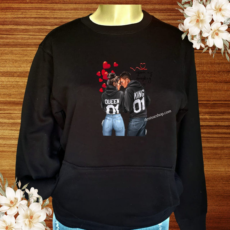 DENISSE BOUTIQUE SWEATSHIRT "YOU´RE MY EVERTHING" SN034