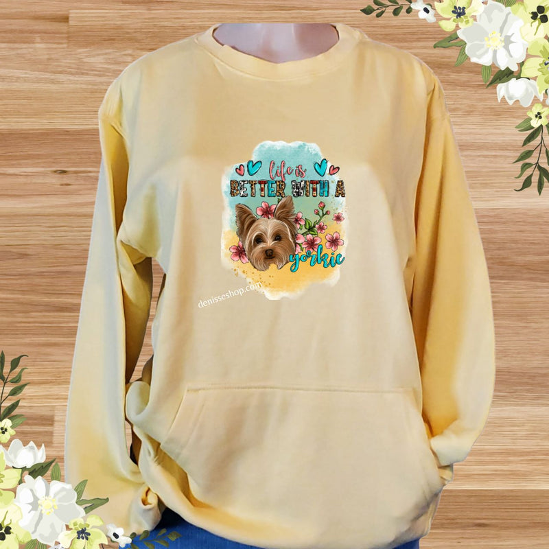 DENISSE BOUTIQUE SWEATSHIRT YORKIE SN028