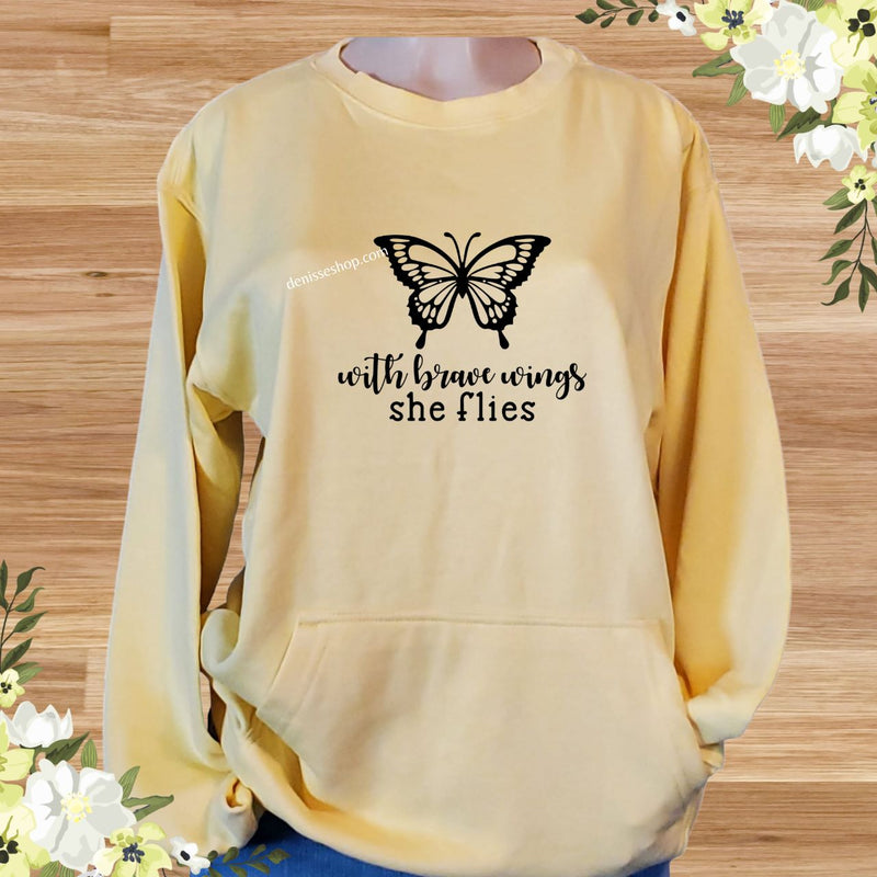 DENISSE BOUTIQUE SWEATSHIRT WINGS SN022