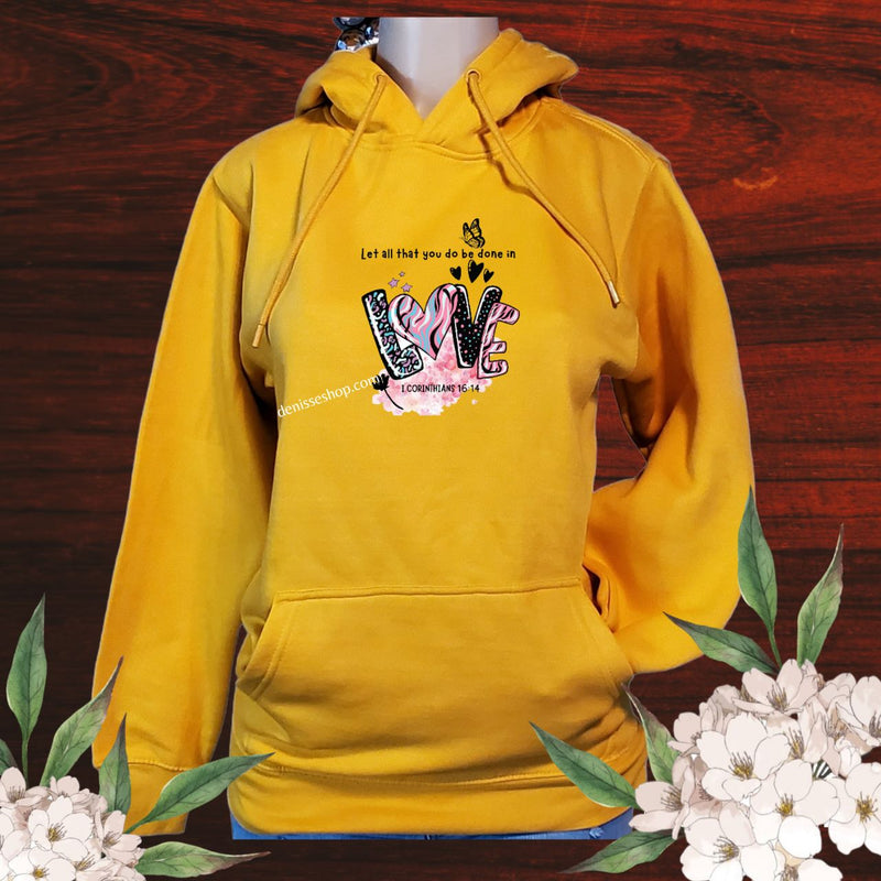 DENISSE BOUTIQUE HOODIE SWEATSHIRT "LET ALL THAT" SH031