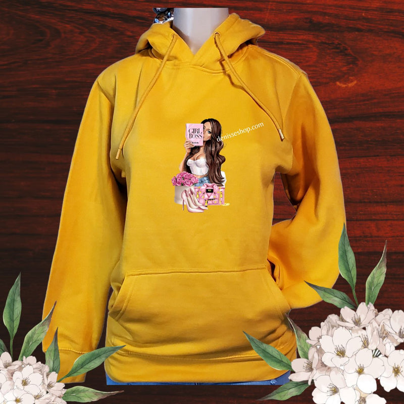 DENISSE BOUTIQUE HOODIE SWEATSHIRT "THE BOSS" SH027