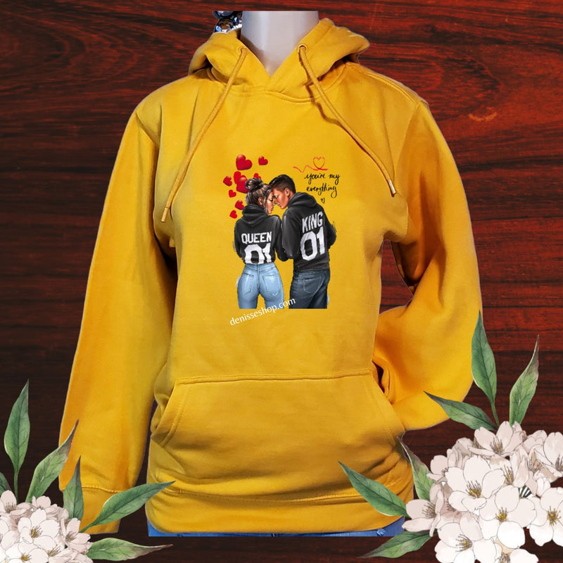 DENISSE BOUTIQUE HOODIE SWEATSHIRT "YOU´RE MY EVERTHING" SH034