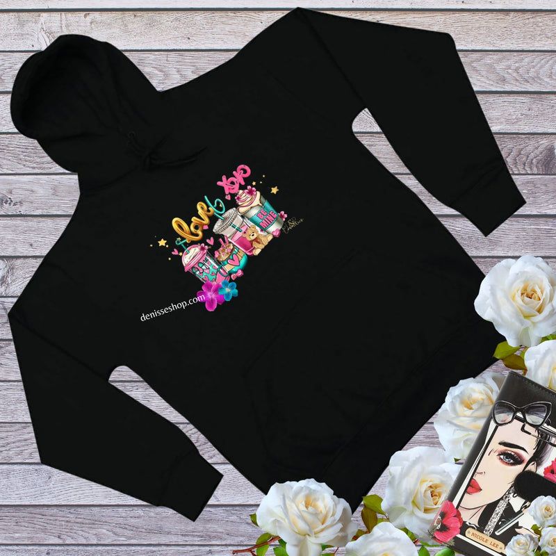 DENISSE BOUTIQUE HOODIE SWEATSHIRT "XOXO" SH030