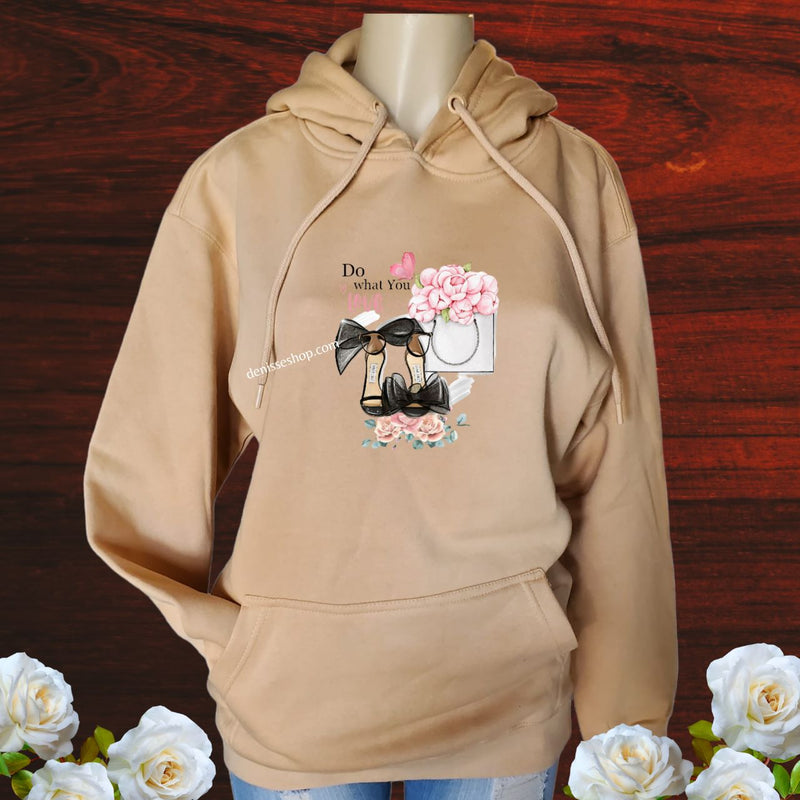 DENISSE BOUTIQUE HOODIE SWEATSHIRT "DO WHAT YOU LOVE" SH037