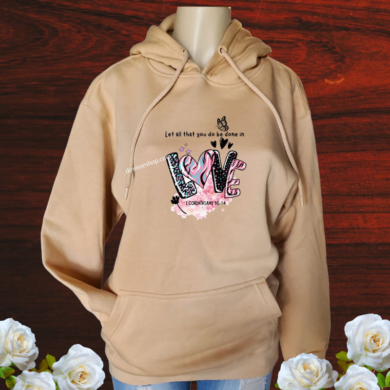 DENISSE BOUTIQUE HOODIE SWEATSHIRT "LET ALL THAT" SH031