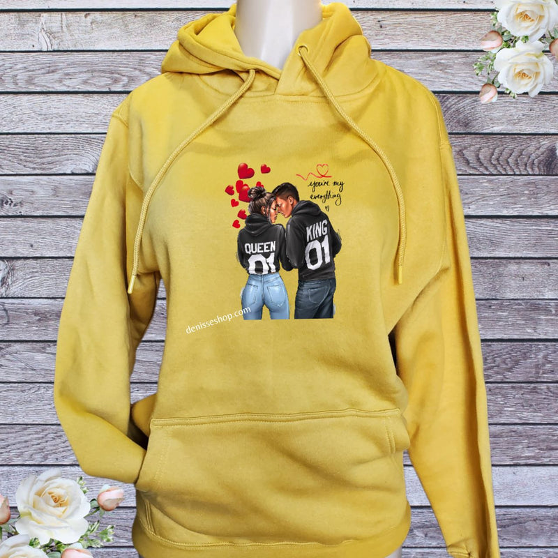 DENISSE BOUTIQUE HOODIE SWEATSHIRT "YOU´RE MY EVERTHING" SH034