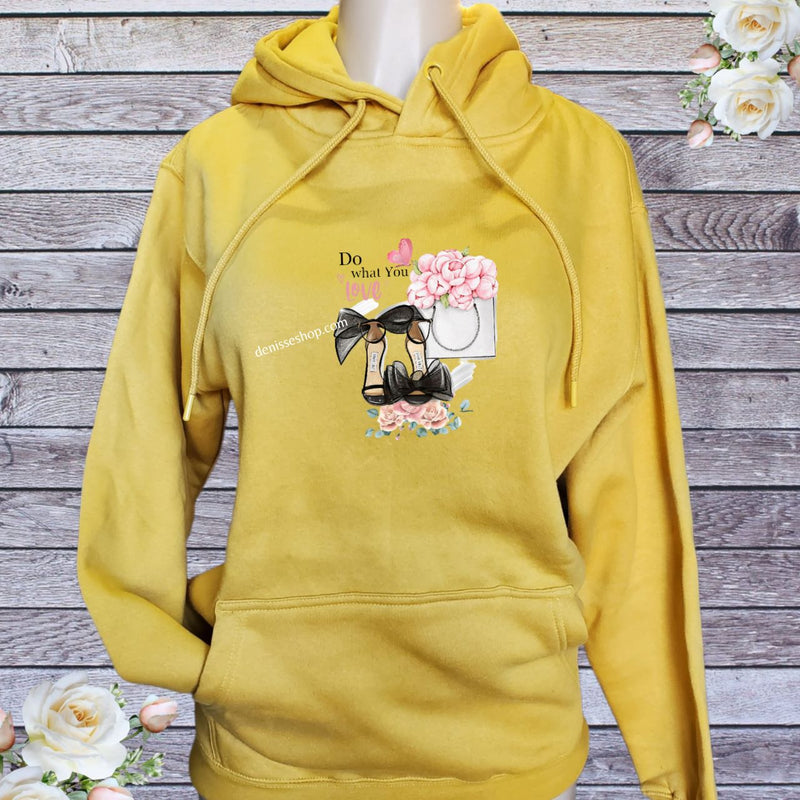 DENISSE BOUTIQUE HOODIE SWEATSHIRT "DO WHAT YOU LOVE" SH037