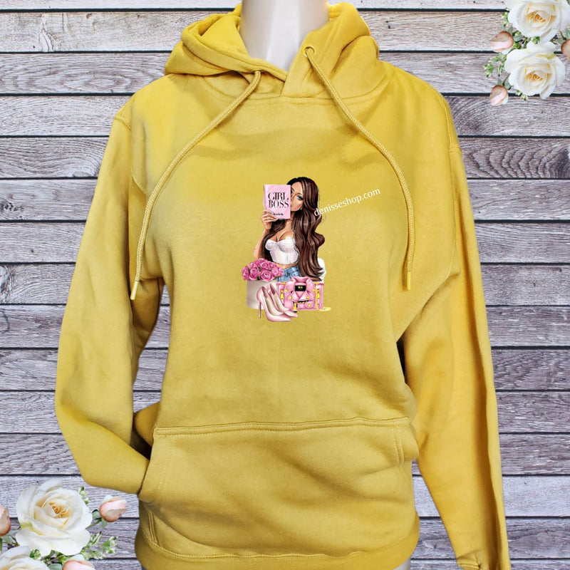 DENISSE BOUTIQUE HOODIE SWEATSHIRT "THE BOSS" SH027