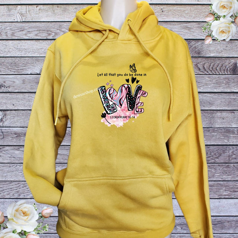 DENISSE BOUTIQUE HOODIE SWEATSHIRT "LET ALL THAT" SH031