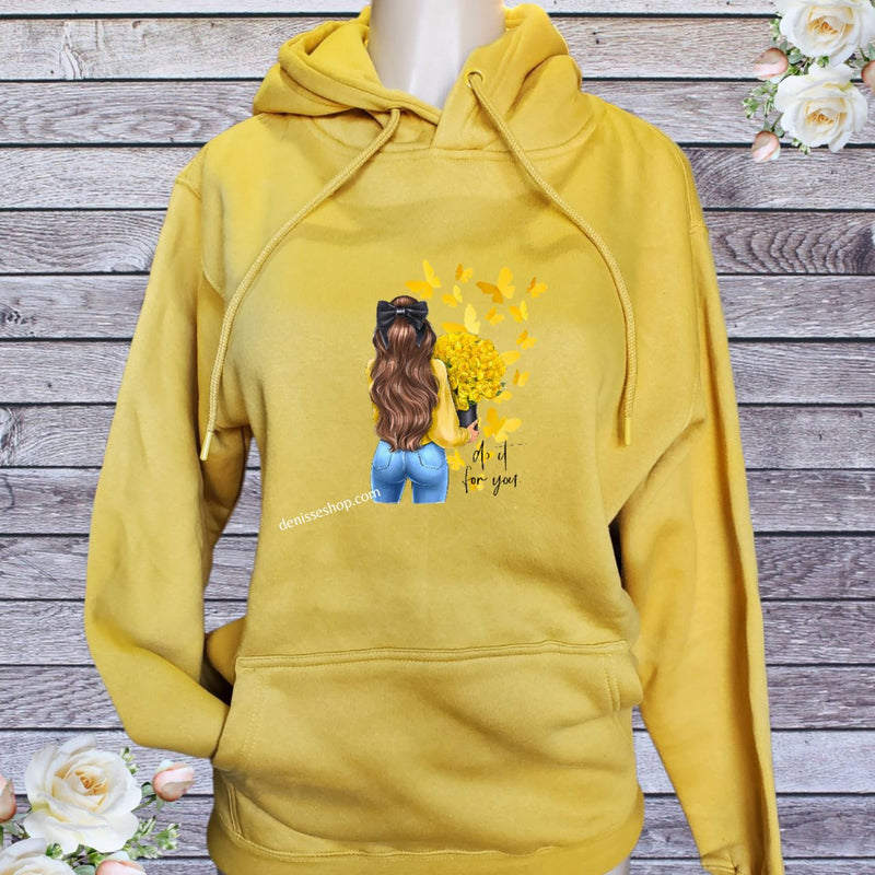 DENISSE BOUTIQUE HOODIE SWEATSHIRT "DO IT FOR YOU" SH038