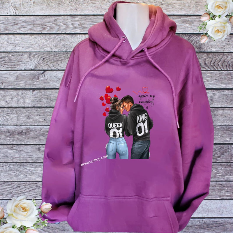 DENISSE BOUTIQUE HOODIE SWEATSHIRT "YOU´RE MY EVERTHING" SH034