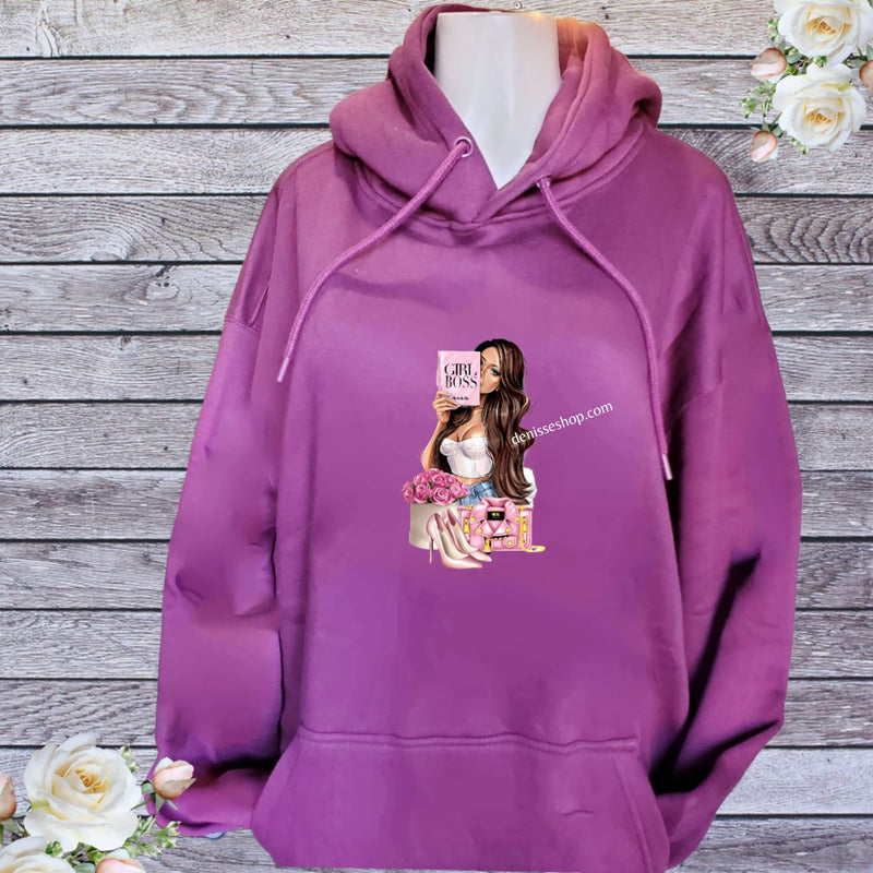 DENISSE BOUTIQUE HOODIE SWEATSHIRT "THE BOSS" SH027