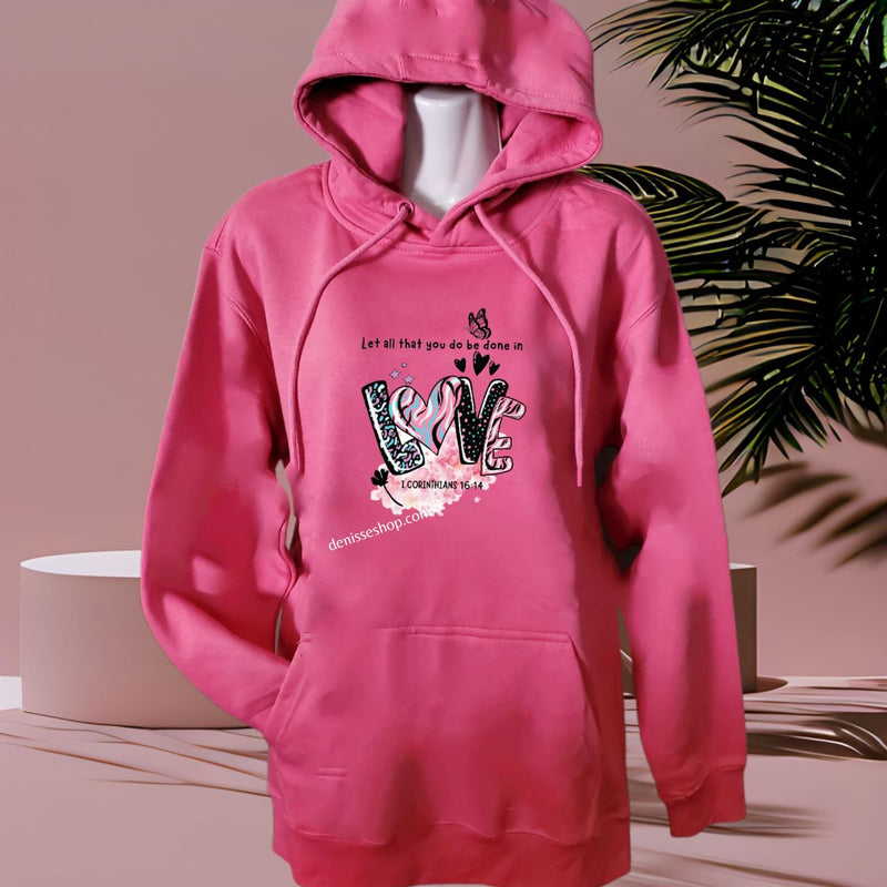 DENISSE BOUTIQUE HOODIE SWEATSHIRT "LET ALL THAT" SH031