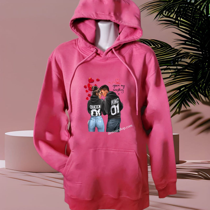 DENISSE BOUTIQUE HOODIE SWEATSHIRT "YOU´RE MY EVERTHING" SH034