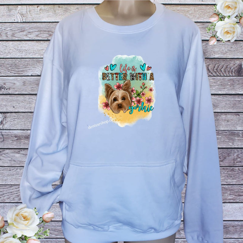 DENISSE BOUTIQUE SWEATSHIRT YORKIE SN028