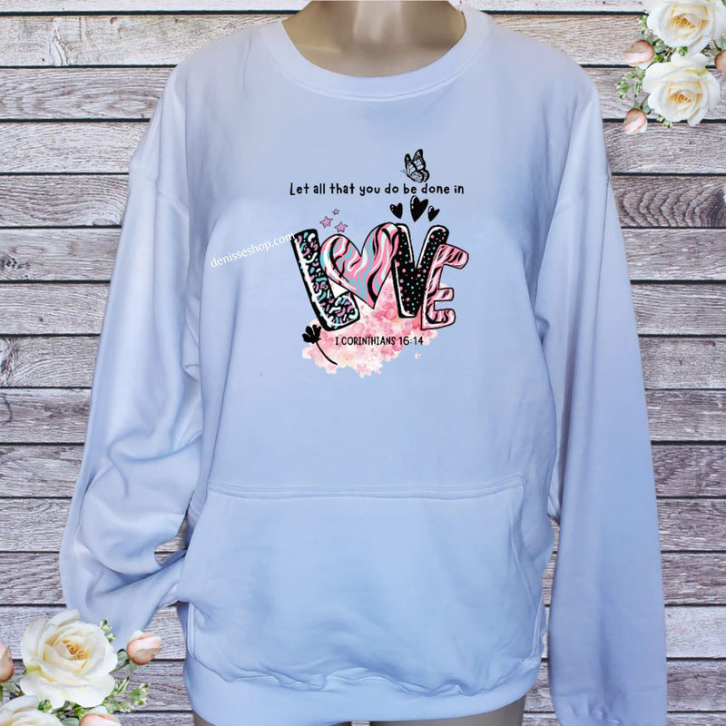 DENISSE BOUTIQUE SWEATSHIRT "LET ALL THAT" SN031