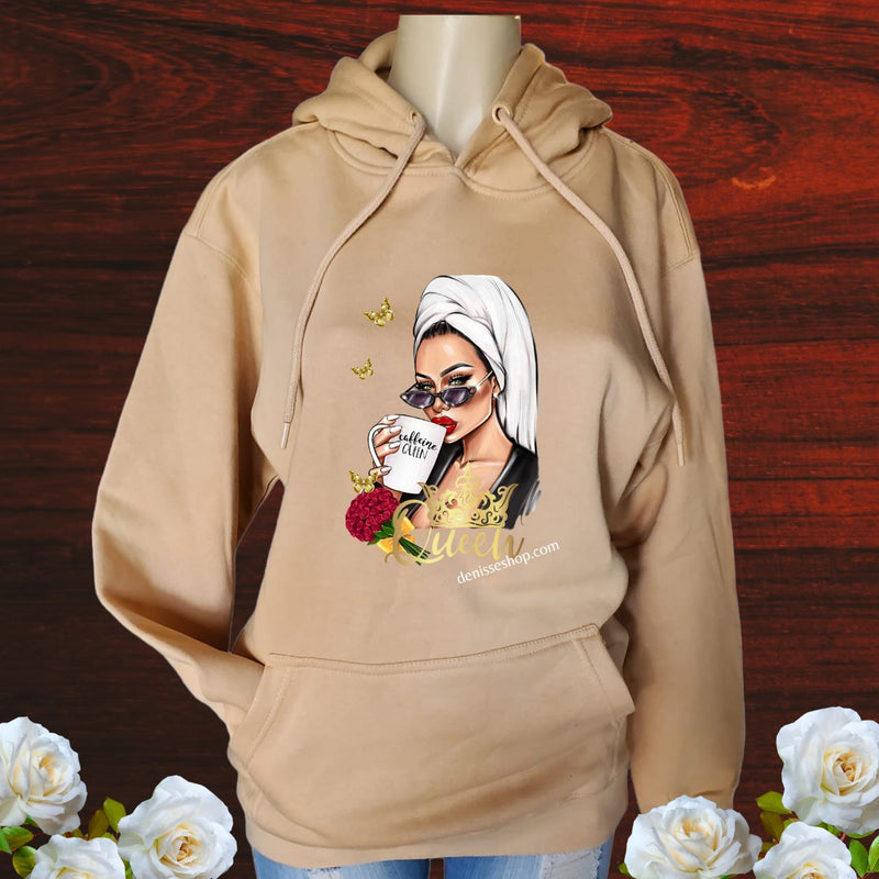 DENISSE BOUTIQUE HOODIE SWEATSHIRT QUEEN OF THE MOMENT SH043