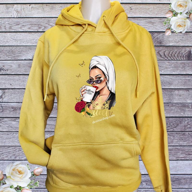 DENISSE BOUTIQUE HOODIE SWEATSHIRT QUEEN OF THE MOMENT SH043