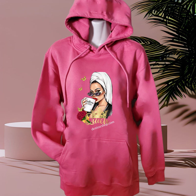 DENISSE BOUTIQUE HOODIE SWEATSHIRT QUEEN OF THE MOMENT SH043