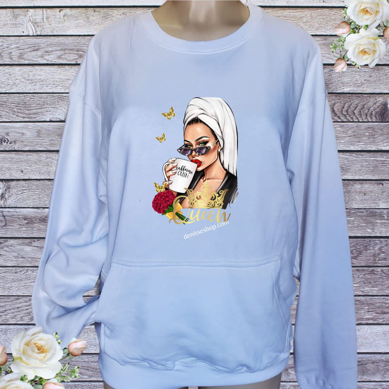 DENISSE BOUTIQUE SWEATSHIRT QUEEN OF THE MOMENT SN043