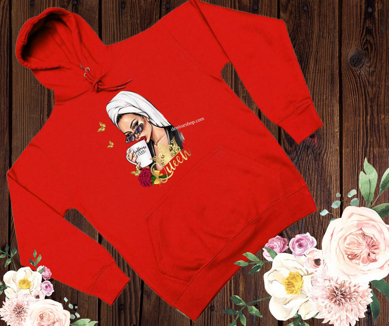 DENISSE BOUTIQUE HOODIE SWEATSHIRT QUEEN OF THE MOMENT SH043