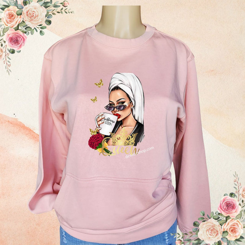 DENISSE BOUTIQUE SWEATSHIRT QUEEN OF THE MOMENT SN043