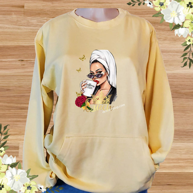 DENISSE BOUTIQUE SWEATSHIRT QUEEN OF THE MOMENT SN043