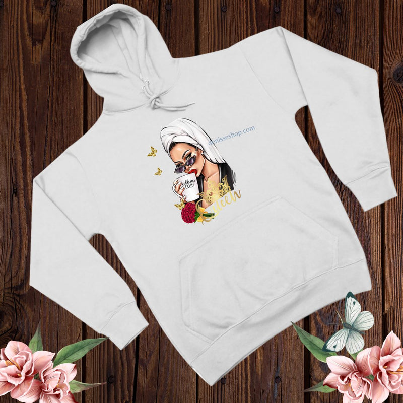 DENISSE BOUTIQUE HOODIE SWEATSHIRT QUEEN OF THE MOMENT SH043