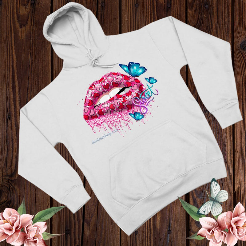 DENISSE BOUTIQUE HOODIE SWEATSHIRT SWEET LIPS SH044