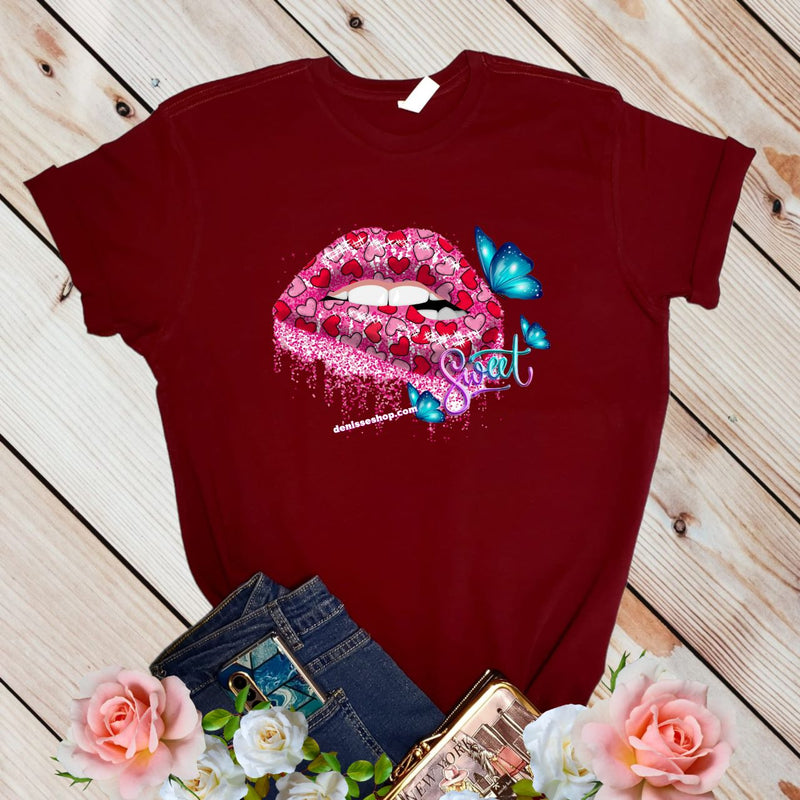 DENISSE BOUTIQUE BLUSA DE DAMA SWEET LIPS PL044