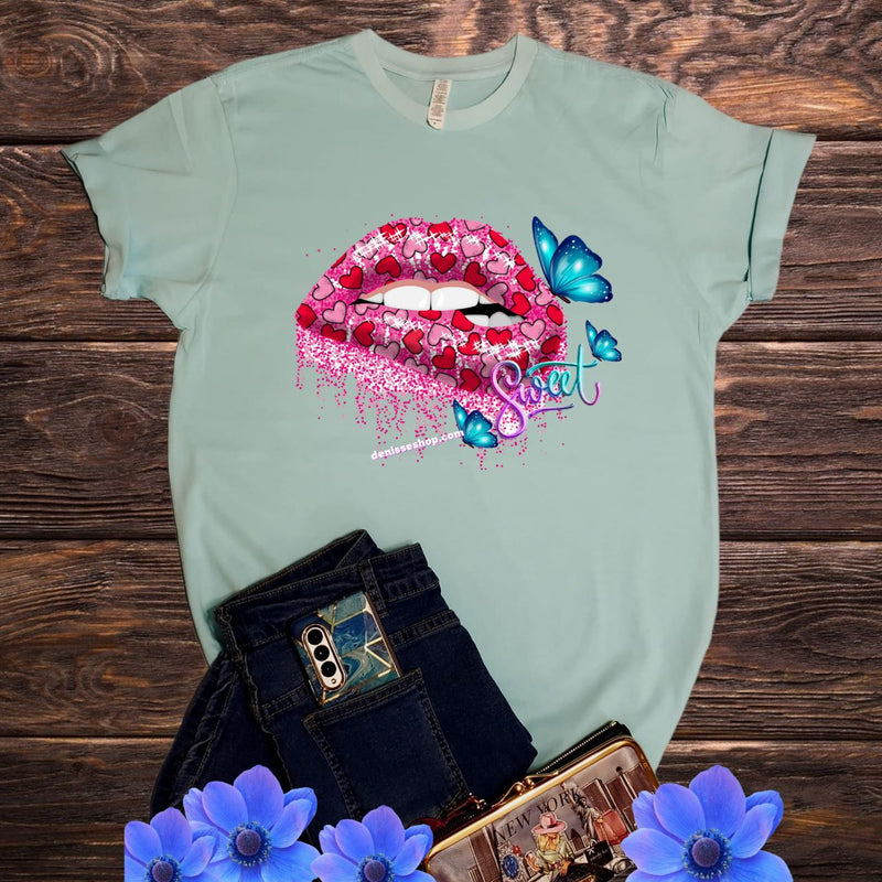 DENISSE BOUTIQUE BLUSA DE DAMA SWEET LIPS PL044