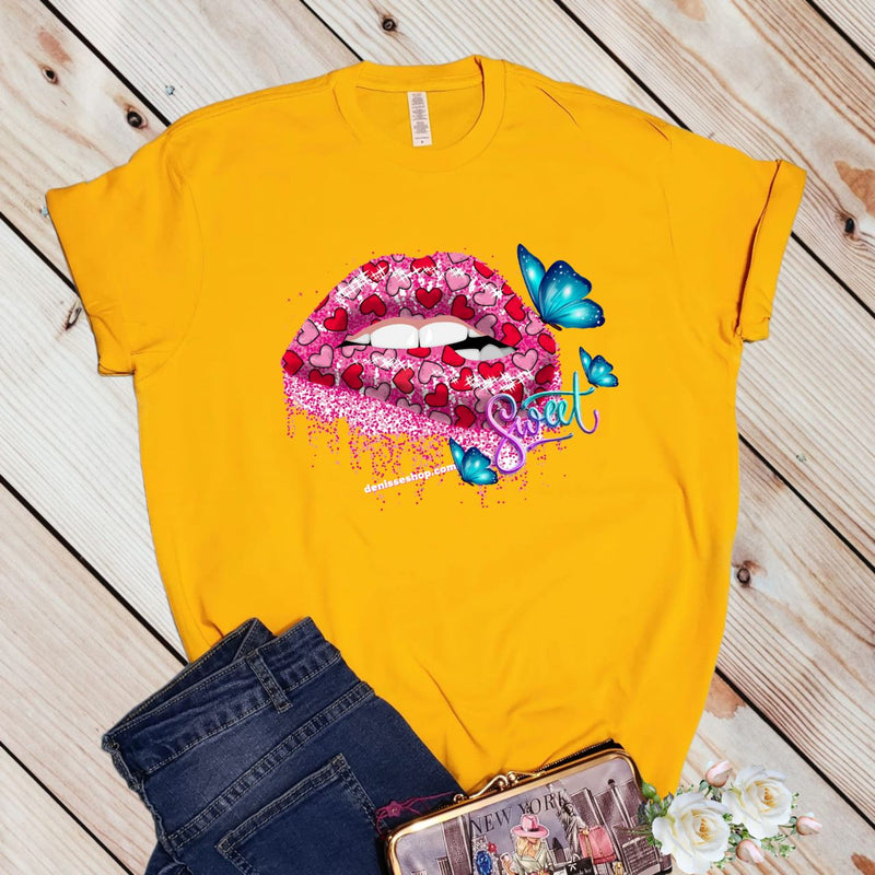 DENISSE BOUTIQUE BLUSA DE DAMA SWEET LIPS PL044