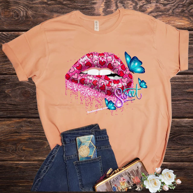 DENISSE BOUTIQUE BLUSA DE DAMA SWEET LIPS PL044