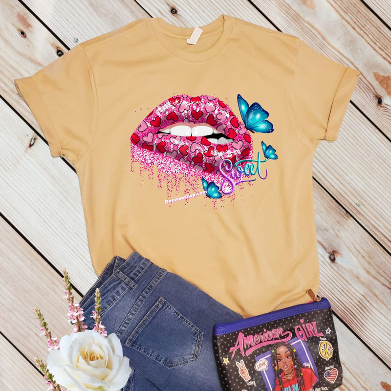 DENISSE BOUTIQUE BLUSA DE DAMA SWEET LIPS PL044